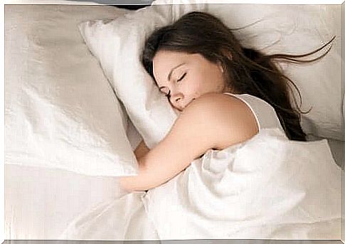 woman sleeping peacefully