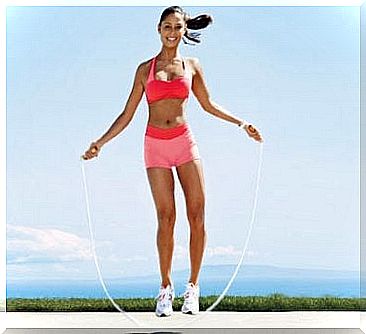 girl jumping rope