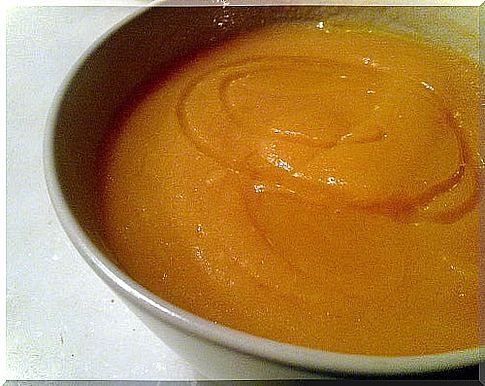 Carrot cream to clean the bronchial tubes