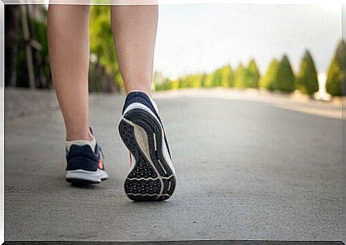 woman walking