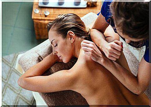 woman doing massage