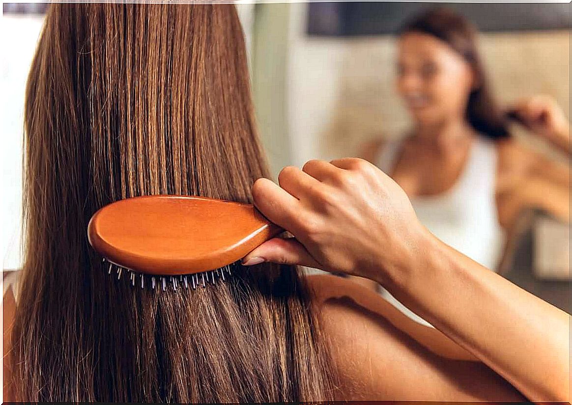 Why is it important to clean the hairbrush?